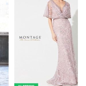 Ivonne D light purple evening gown size 14 Rose